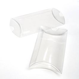 Kissenschachteln Transparent 7.6x2.5x12.7cm (25 Stück) [PB76NH]