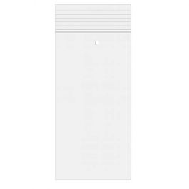 Druckverschlussbeutel mit Luftloch 5x20.5cm Transparent PP 50 Mikron (100 Stück) [ZC28V]