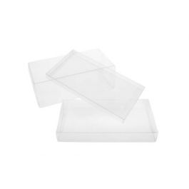 Klarsichtschachteln 6.7x1.6x11cm Transparent (25 Stück) [FB249]