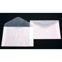 Pergamentpapier Umschläge 12.5x8.5cm (100 Stück) [G18]