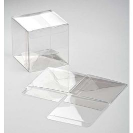 Klarsichtschachteln 7.6x7.6x7.6cm mit Automatikboden (25 Stück) [PLB58]