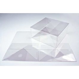 Klarsichtschachteln 22.9x22.9x10.2cm mit Automatikboden (25 Stück) [FPLB175]