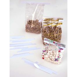 Verschluss-Streifen Klebend für 10cm breite Beutel (1.000 Stück) [TTA4WH]