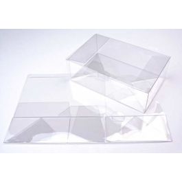 Klarsichtschachteln 24.2x15.2x7.6cm mit Automatikboden (25 Stück) [FPLB178]