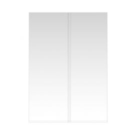 Öko-Beutel Transparent 12.7x17.8cm Premium und Verschweißbar (100 Stück) [CHS57]