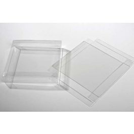 Klarsichtschachteln 14.9x2.5x14.9cm Transparent (25 Stück) [FB189]