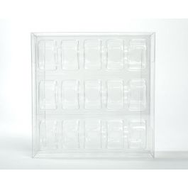 Klarsichtschachteln 19.5x5.1x19.1cm Transparent (25 Stück) [FPB258]