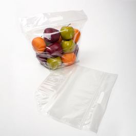 Polytragetaschen mit Griffen 20.3x10.3x22.5cm (100 Stück) [ZFG3]