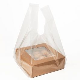Polytragetaschen Transparent 36.9x26.7x76.2cm (100 Stück) [CHB2]