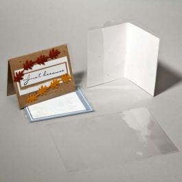 Schutzhüllen für Glückwunschkarten 13.3x15.9cm (100 Stück) [CJ35]
