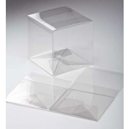 Klarsichtschachteln 12.7x12.7x12.7cm mit Automatikboden (25 Stück) [PLB68]