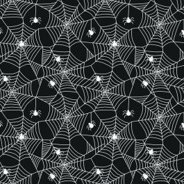 Kraftpapier Weiß auf Rolle | Spinnennetz (1 Rolle) [FP-IO1755]