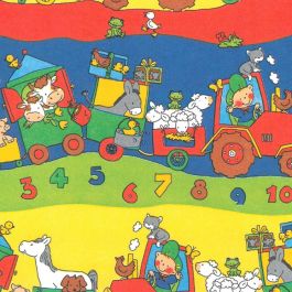 Kraftpapier Weiß auf Rolle | Kinder (1 Rolle) [FP-IO4805]