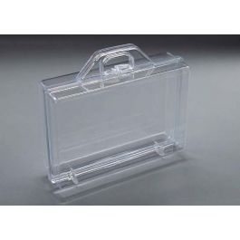 Transparenter Koffer aus Plastik 15.9x14.2cm (25 Stück) [PEP-0211034]