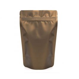 Standbodenbeutel Bronze 13x7x20.5cm | 110 Gramm (100 Stück) [ZBGM3BZ]