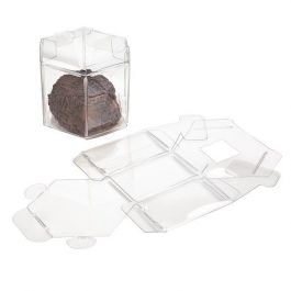 Klarsichtschachteln Hexagon 4.4x4.4x3.8cm (25 Stück) [FS353]