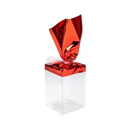 Folientopper Metallic Rot 22,9x43,2 cm (25 Stück) [MT3R]
