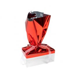Folientopper Metallic Rot 30,5x63,5 cm (25 Stück) [MT4R]