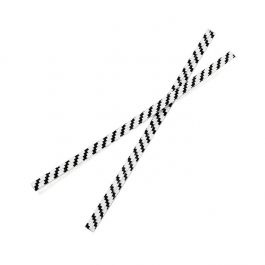 Verschluss-Streifen 10.2x0.4cm Papier Weiß/Schwarz gestreift (1,000 Stück) [TT4WKS]