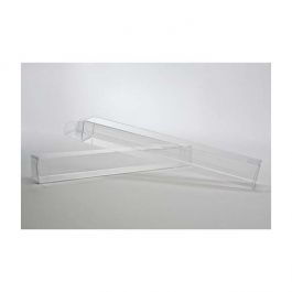 Klarsichtschachteln 2.5x2.5x20.3cm Transparent (25 Stück) [PLB237]