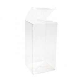 Klarsichtschachteln 12.7x12.7x25.4cm mit Automatikboden (25 Stück) [PLB87]