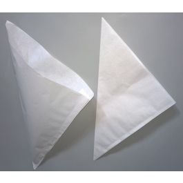 Spitztüten aus Pergament Ersatz 19cm - Fettdicht | Inhalt 125 Gramm (100 Stück) [PPS19]