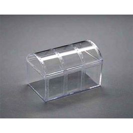 Transparenter Schatzkoffer aus Plastik 7.9x5cm (25 Stück) [PEP-0119079]