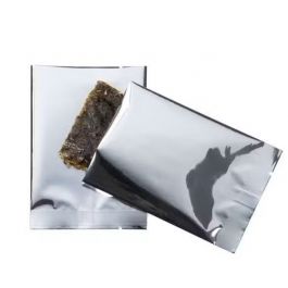 Kunststoffbeutel Silber 7,5x10,2cm Metallisiert und Verschweißbar (100 Stück) [SVP34S]