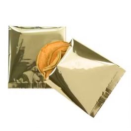 Kunststoffbeutel Gold 10,2x10,2cm Metallisiert und Verschweißbar (100 Stück) [SVP44G]