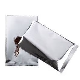 Kunststoffbeutel Silber 10.2x15.2cm Metallisiert und Verschweißbar (100 Stück) [SVP46S]