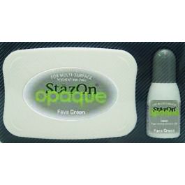 Stempelkissen StazOn + Nachfüllung Fava Grün (1 St.) [SZ-000-140]