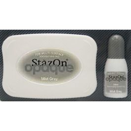 Stempelkissen StazOn + Nachfüllung Mist Gray (1 St.) [SZ-000-181]