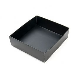 Kraftkartonboden Schwarz 7.9x2.5x8.3cm (25 Stück) [BK356]