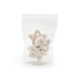 Standbodenbeutel Transparent 10.2x6x15.2cm | 57 Gramm mit Aufhängeloch (100 Stück) [ZBG2H]