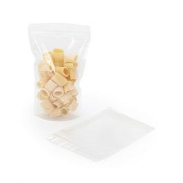 Standbodenbeutel Transparent 17x9x28.5cm | 340 Gramm mit Aufhängeloch (100 Stück) [ZBG4H]