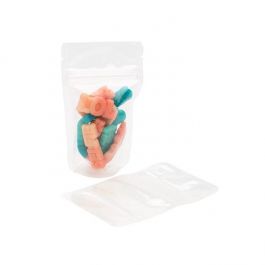 Standbodenbeutel Transparent 7.9x5.1x13cm Laminiert | 28 Gramm (100 Stück) [ZBGCC1]