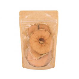 Standbodenbeutel Transparent/Kraft 13x8x20.5cm | 110 Gramm (100 Stück) [ZBGKC3]