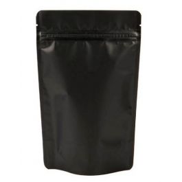 Standbodenbeutel Mattschwarz 13x8x20.5cm | 110 Gramm (100 Stück) [ZBGM3MB]