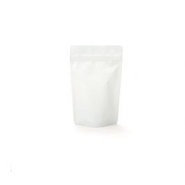 Standbodenbeutel Mattweiß 13x8x20.5cm | 110 Gramm (100 Stück) [ZBGM3MW]