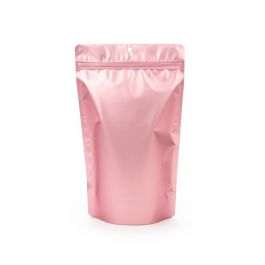 Standbodenbeutel Rosa mit Aufhängeloch 17.1x8.9x28.6cm (100 Stück) [ZBGM4RG]