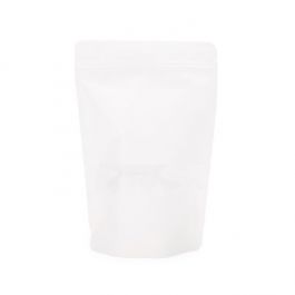Standbodenbeutel Reispapier Weiß 14.9x8.9x23.2cm | 310 Gramm (100 Stück) [ZBGR7W]