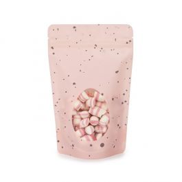 Standbodenbeutel Rosa Speckled Egg 13x7,9x20,6 cm (25 Stück) [ZBGSW3EP]