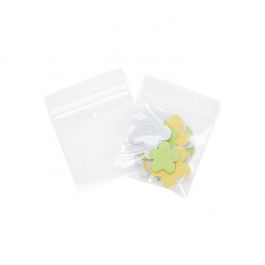 Druckverschlussbeutel mit Euroloch 5x5cm Transparent PP 50 Mikron (100 Stück) [ZC22V]