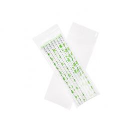 Druckverschlussbeutel mit Euroloch 7.5x20.5cm Transparent PP 50 Mikron (100 Stück) [ZC38V]