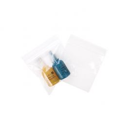 Druckverschlussbeutel mit Euroloch 10x10cm Transparent PP 50 Mikron (100 Stück) [ZC44V]
