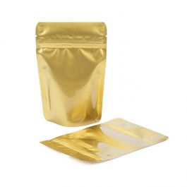 Standbodenbeutel Gold 10.2x6x15.2cm | 57 Gramm (100 Stück) [ZBGM2G]