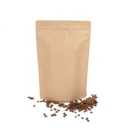 Standbodenbeutel Kraft 22.9x12.1x34.3cm 450 Gramm mit Ventil (100 Stück) [ZBGM6K]