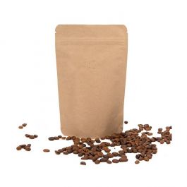 Standbodenbeutel Kraft 14.9x8.9x23.2cm 225 Gramm mit Ventil (100 Stück) [ZBGM7K]
