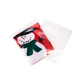 Druckverschlussbeutel mit Euroloch 33x38cm Transparent PP 50 Mikron (100 Stück) [ZR1315V]