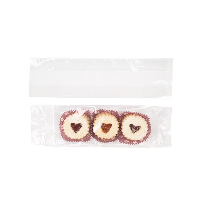 Packlinq Plastikbeutel 8.9x5.7x30.5cm mit Seitenfalten